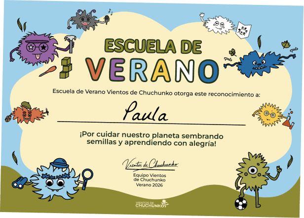 Diploma de la Escuela de Verano