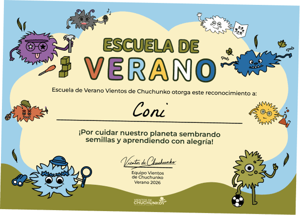 Diploma de la Escuela de Verano
